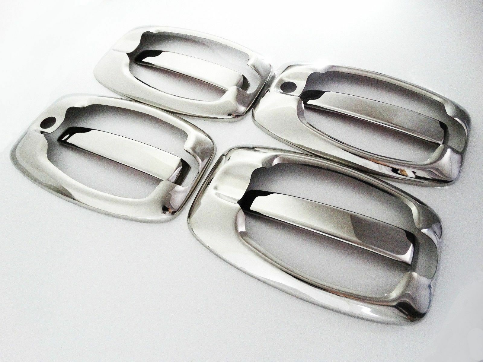 Dodge Ram Promaster 2006 Up ABS Chrome Mirror Cover & Chrome Door Handle Cover (10 Pieces)